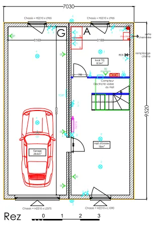 Rez-de-chaussée du modèle Bella