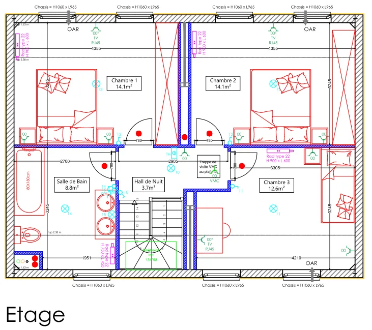 Modèle Cosy - Etage