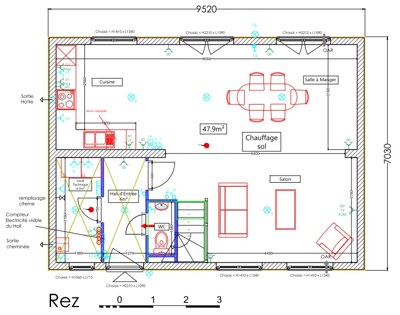 Modèle Cosy - rez-de-chaussée