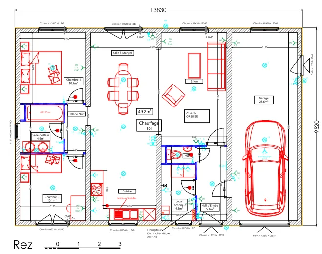 One-Floor-4 Rez-de-chaussée