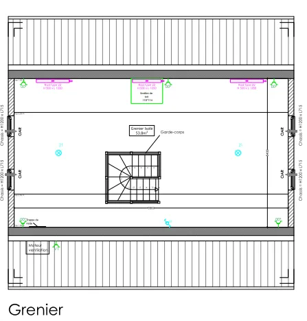 Grenier du modèle Marina