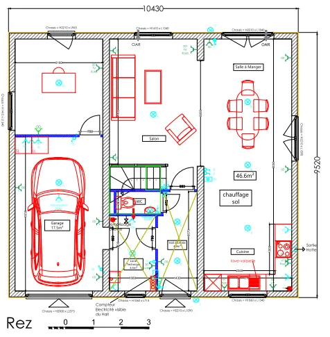 Rez-de-chaussée modèle Marina
