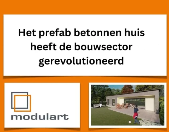 Het prefab betonnen huis heeft de bouwsector gerevolutioneerd