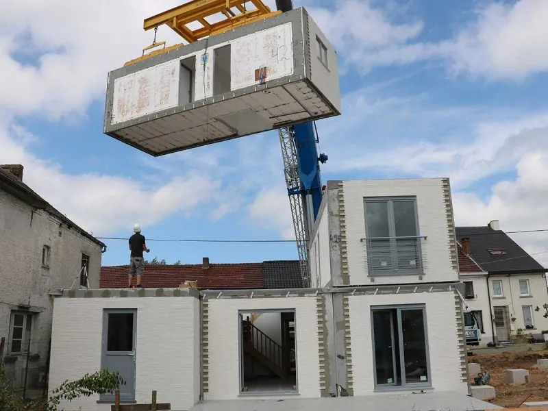 Construction d'un chantier par maison modulart