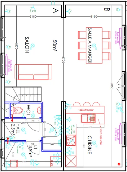 Rez-de-chaussée du modèle Garden