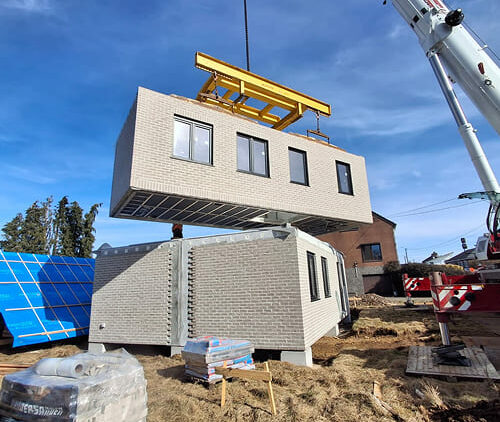 Installation d'une maison modulaire