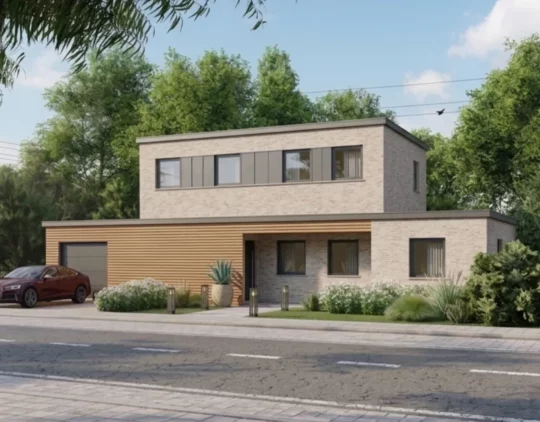 Maison modulart avec une énergie PEB A